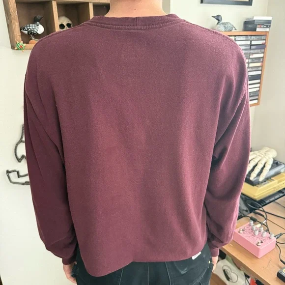 Carhartt Port Cropped Boxy Long Sleeve Pocket Tee ~ Size Small - Picture 5 of 7